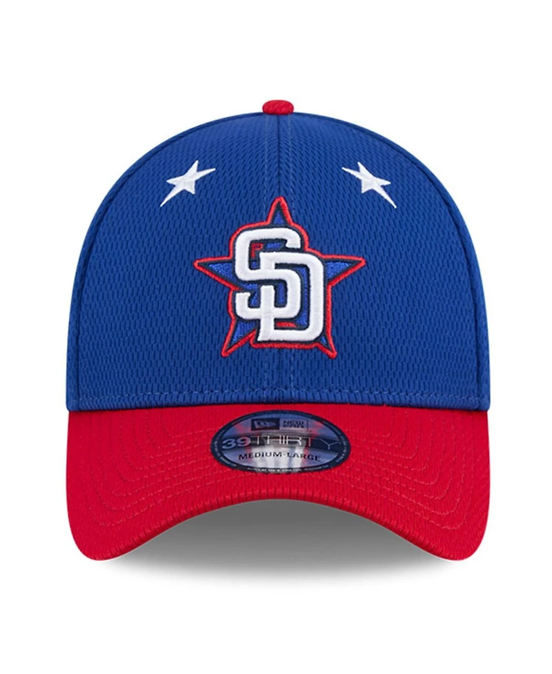 New Era Men's Blue/Red San Diego Padres 2025 Mlb All-Star Game Workout 39THIRTY Flex Hat