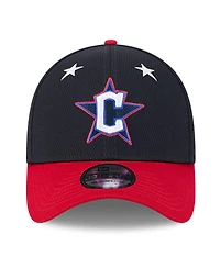 New Era Men's Navy/Red Cleveland Guardians 2025 Mlb All-Star Game Workout 39THIRTY Flex Hat