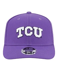 New Era Men's Purple Tcu Horned Frogs Team Collective 9SEVENTY Stretch-Snap Adjustable Hat
