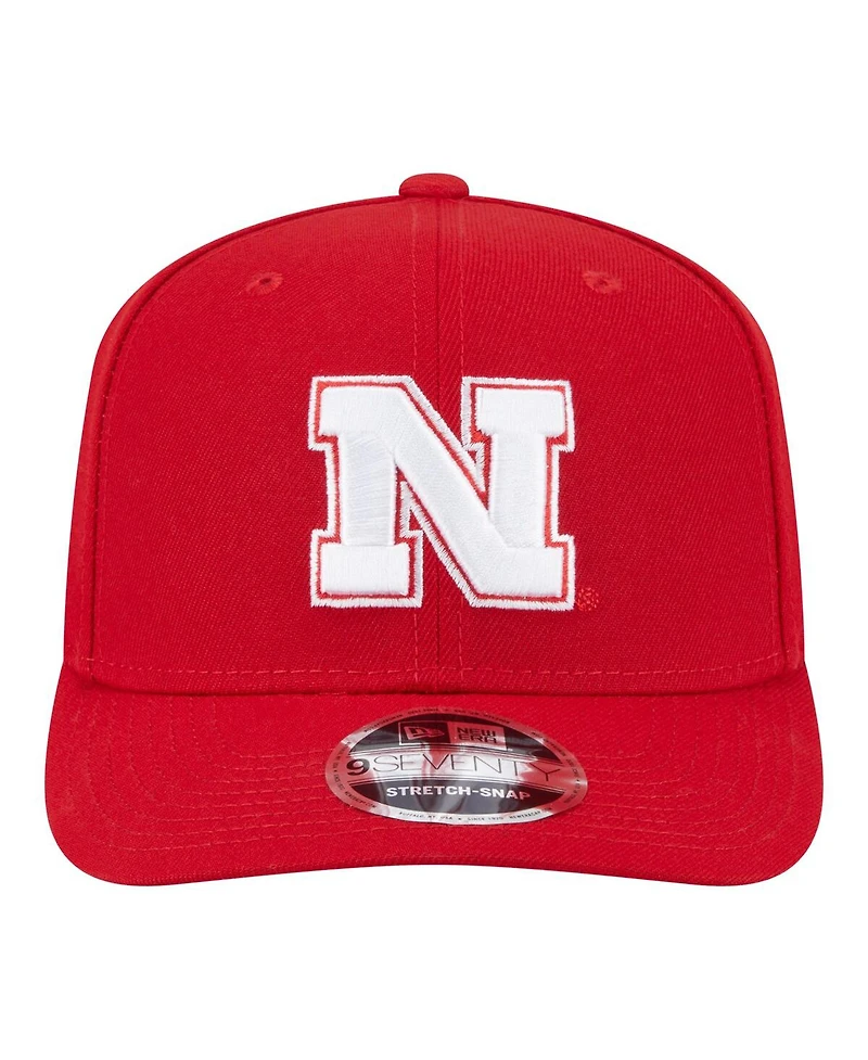 New Era Men's Scarlet Nebraska Huskers Team Collective 9SEVENTY Stretch-Snap Adjustable Hat