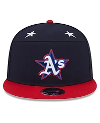 New Era Men's Navy/Red Athletics 2025 Mlb All-Star Game Workout Side Patch 9FIFTY Snapback Hat