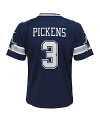 Nike Big Boys and Girls George Pickens Navy Dallas Cowboys Game Jersey