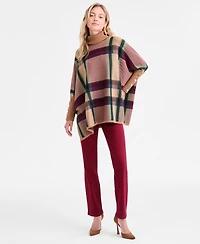 Jones New York Women's Drop Shoulder Turtle Neck Sweater