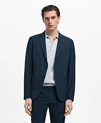 Mango Men's Stretch-Fabric Super Slim-Fit Suit Jacket