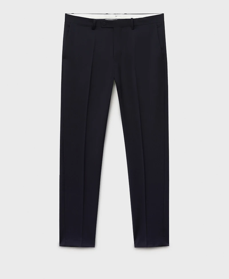 Mango Men's Turin Virgin Wool Suit Pants