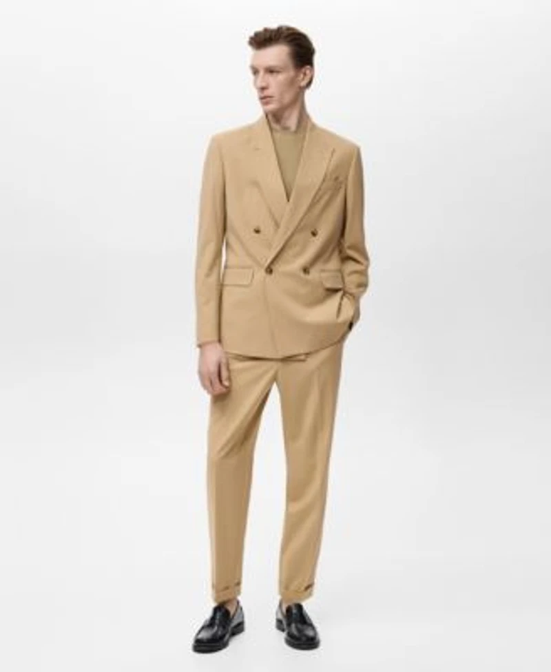 Mango Mens Regular Fit Boston Suit Separates