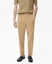 Mango Men's Boston Regular-Fit Suit Pants