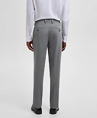 Mango Men's Stretch Fabric Super Slim-Fit Suit Pants