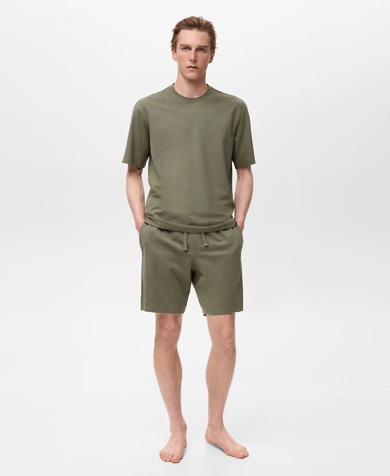 Mango Men's Cotton Shorts Pajama Pack