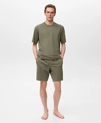Mango Men's Cotton Shorts Pajama Pack