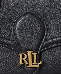 Lauren Ralph Pebbled Leather Bradley Crossbody Wallet