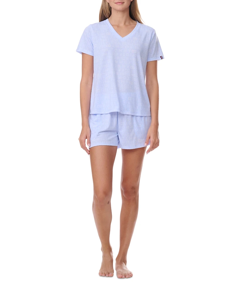 Tommy Hilfiger Women's 2Pc Short Sleeve Tee & Short