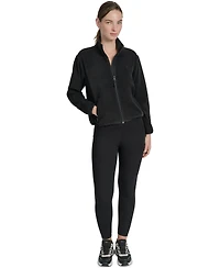 Dkny Women's Zippered Fleece Jacket