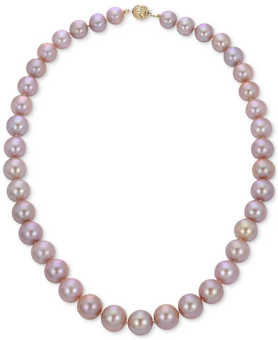 Cultured Freshwater Pearl 18" Collar Necklace in 14k Gold