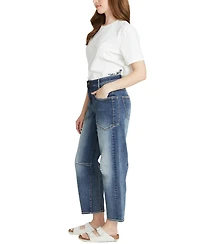Driftwood Women's Barbara X Trinity Barrel-Leg Jeans