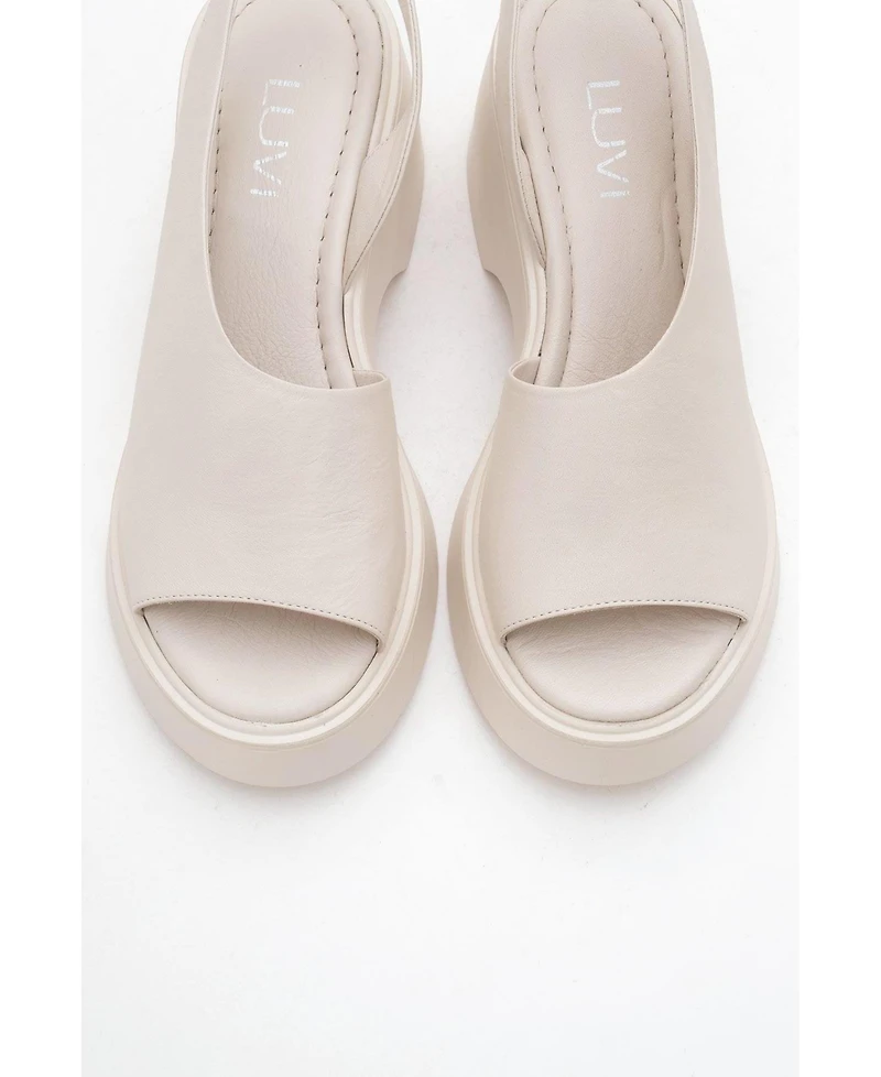Roy Leather Wedge Sandal (Women)