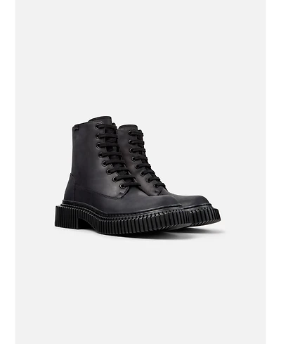 Camper Pix Berlin Nubuck Leather Medium Lace Boot