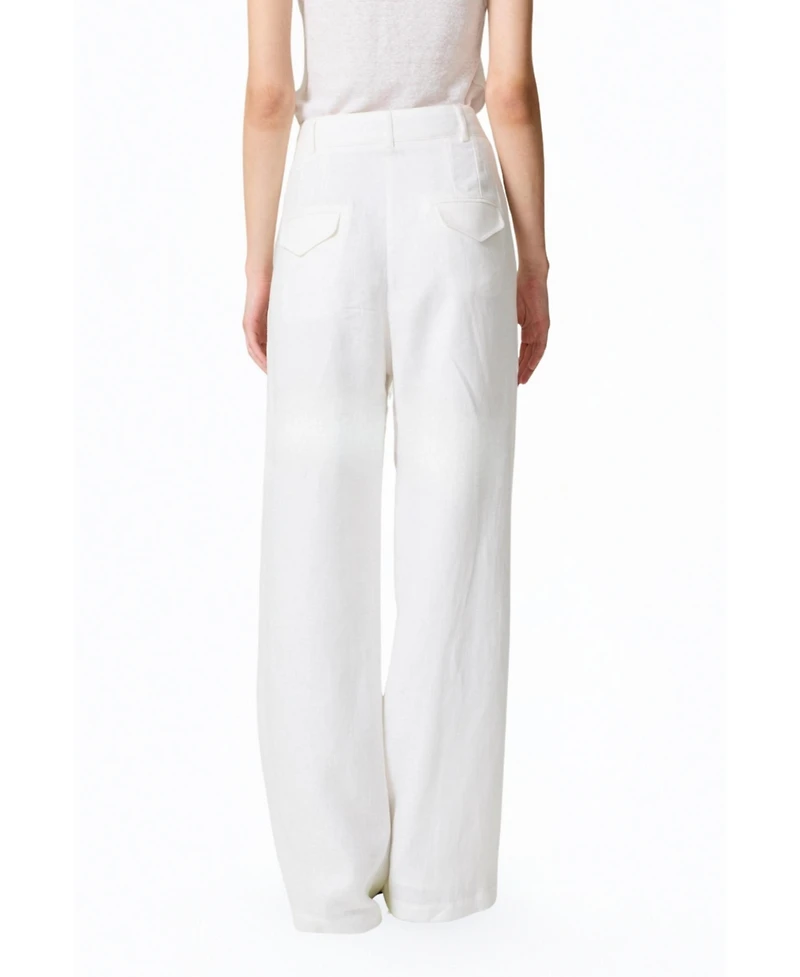 Nocturne Women's Wide-Leg Linen Pants