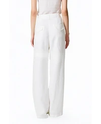 Nocturne Women's Wide-Leg Linen Pants