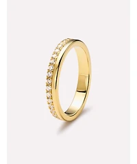 Ana Luisa Gold Band Ring - Celine Double