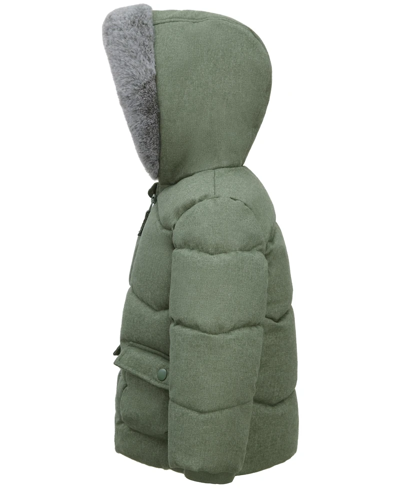Rokka&Rolla Baby Boys Sherpa Lined Puffer Jacket Winter Coat
