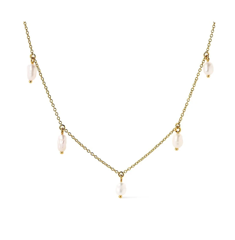 Ana Luisa Gold Pearl Necklace - Loki