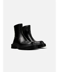 Camper Pix Berlin Leather Medium Zip / Elastic