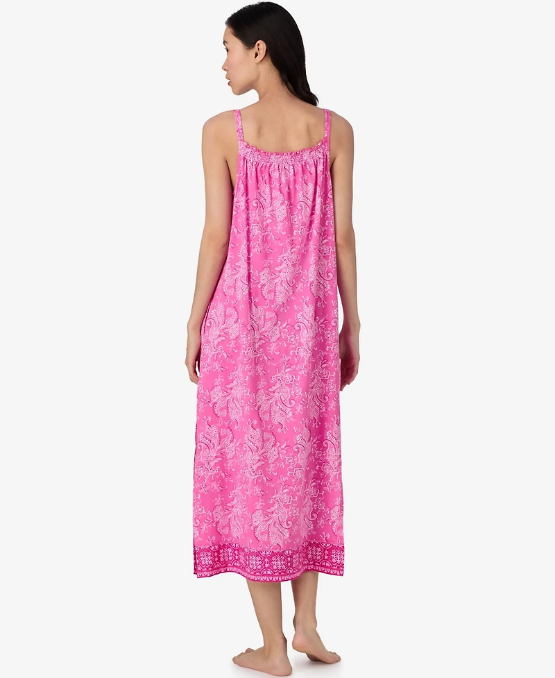 Lauren Ralph Women's Strappy Long Nightgown