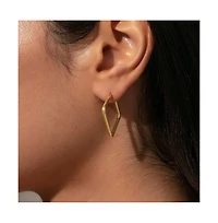 14K Gold-Plated Girl Boss Hoop Earrings