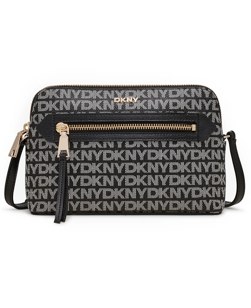 Dkny Bryant Ave Small Logo Top Zip Dome Crossbody