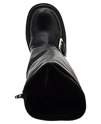 Madden Girl Women's Restore Knee-High Slouchy Lug-Sole Moto Boots