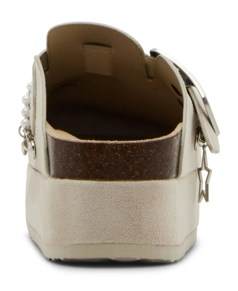 Madden Girl Women's Luna Cb Charm Platform Buckle Clogs