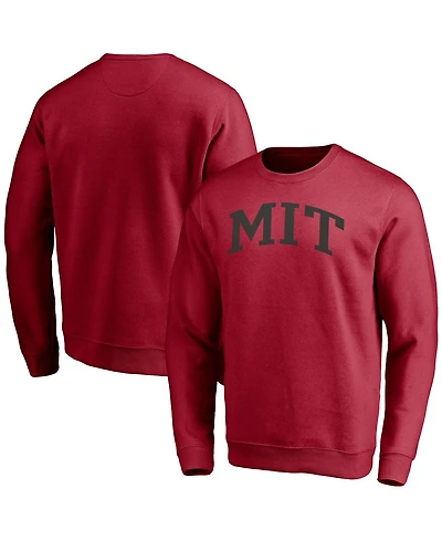 Fanatics Men's Cardinal Mit Engineers Arched Fleece Pullover Sweatshirt