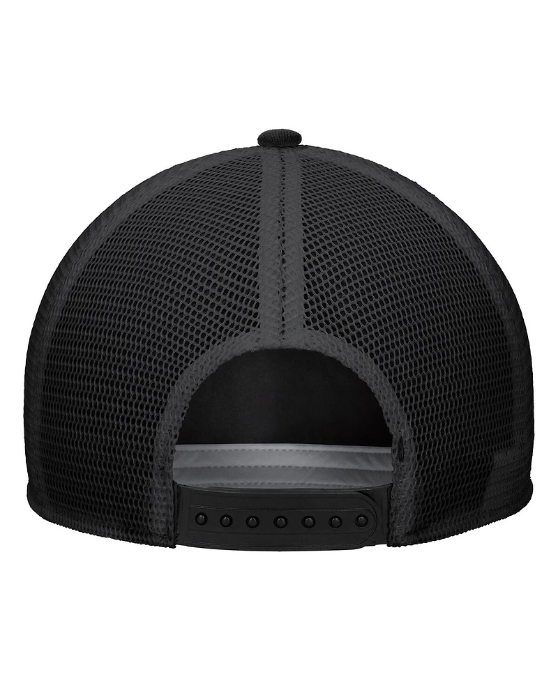 Nike Men's and Women's Black Tottenham Hotspur Rise Printed Trucker Adjustable Hat
