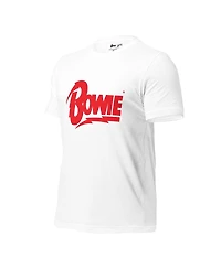 Section 119 Men's and Women's White David Bowie Logo T-Shirt