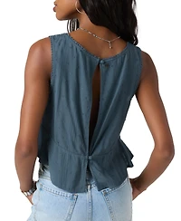 O'Neill Juniors' Julye Scoop-Neck Sleeveless Top