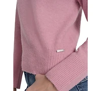 Dkny Jeans Petite Pullover Polo Sweater