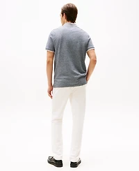 Tommy Hilfiger Men's Regular-Fit Tipped Linen Polo Shirt