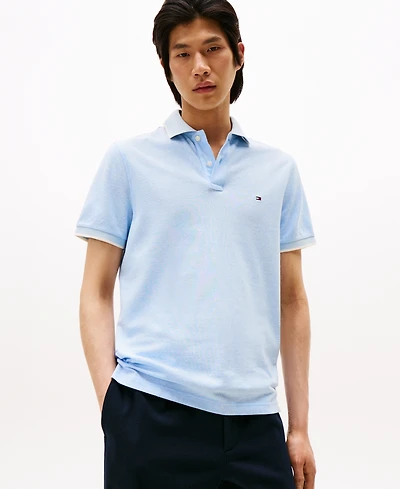 Tommy Hilfiger Men's Regular-Fit Tipped Linen Polo Shirt