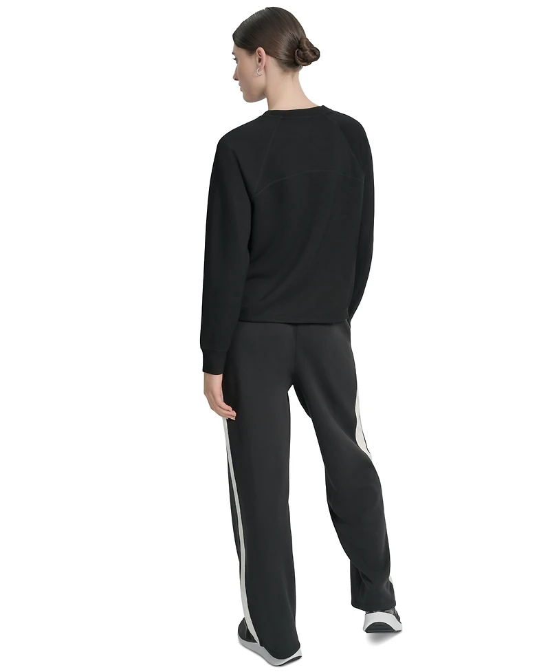 Dkny Women's Highline Scuba Crewneck Pullover