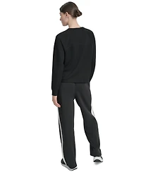 Dkny Women's Highline Scuba Crewneck Pullover