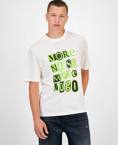 Hugo By Boss Men's Cotton More Graphic T-Shirt