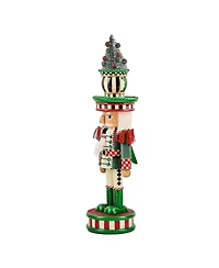 MacKenzie-Childs Courtly Check Teacup Nutcracker