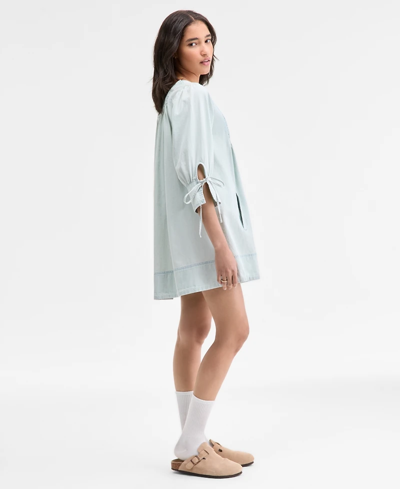 Free People Women's Sonora Cotton Denim Mini Dress