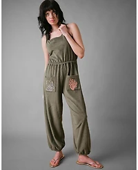Cape Cove Women's Sea Coral Terry Jumpsuit