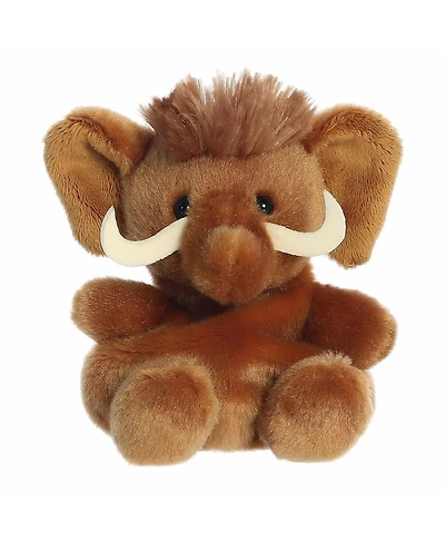 Aurora Mini Mo Woolly Mammoth Palm Pals Adorable Plush Toy Brown 5"