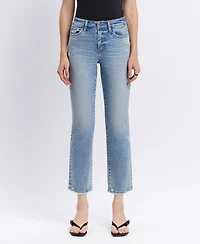 Flying Monkey Women's High Rise Straight Jeans
