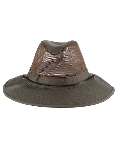 Dorfman Pacific Men's Mesh Safari Hat