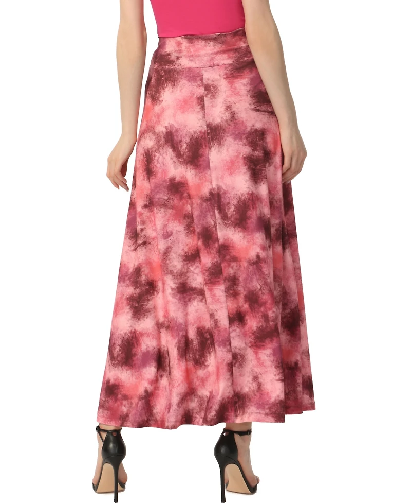 kimi + kai Women's Belted Pull On Maxi Skirt