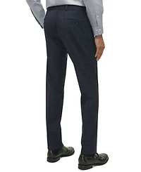 Brooks Brothers Men's Classic-Fit Windowpane Suit Pants